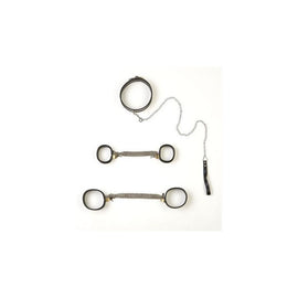 5-Piece Steel Band Bondage Set - Large