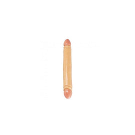 Ivory Duo Smooth Double Dong 12-inch - Ivory