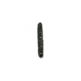 Black Jack Veined Double Dong 12-inch - Black