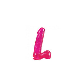 Jelly Royale Dong With Suction Cup 6-inch - Pink