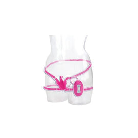 7-Function Silicone Love Rider Butterfly Kiss - Pink