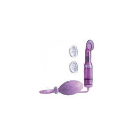 Vibrating Clitoral Pump - Purple