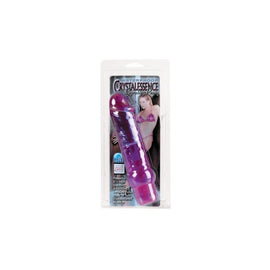 Waterproof Crystalessence Gyrating Penis - Purple