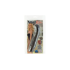 Night Rider Vibrating Dong G-Spot 6.5-inch - Smoke