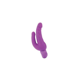Waterproof Power Stud Over And Under Dong - Purple
