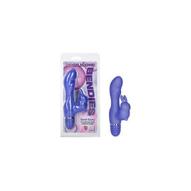 Silicone Bendies Bendi Bunny Purple