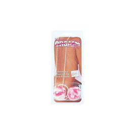 Duotone Orgasm Balls - Pink Marble