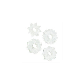 Basic Essentials Cockrings 4 Pack - Clear