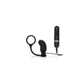 Dr. Joel Kaplan 10-function  Prostate Massager and Ring -  Black