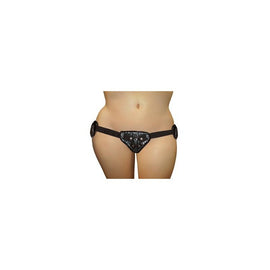 Plus Size Grey and Black Lace  Strap-on