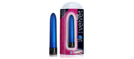 Velvet Vibe Me Petite Waterproof Multi-Speed Massager - Blue