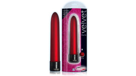 Velvet Vibe Me Waterproof Multi-Speed Massager - Red