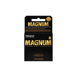 Trojan Magnum Large Size Condoms - 3 Pack