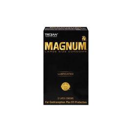 Trojan Magnum Large Condoms - 12 Pack TJ64212