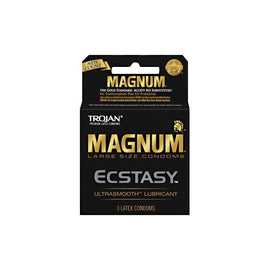 Trojan Magnum Ecstasy Lubricated Condoms 3-Pack
