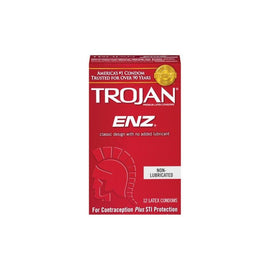 Trojan ENZ Non-Lubricated Condoms - 12 pack