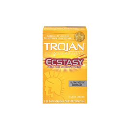 Trojan Ultra Ribbed Ecstasy Ultrasmooth - 10 Pack