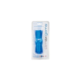 Climax Gems Hand Job Stroker - Aquamarine