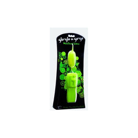 Glo Glo A Go Go Nuclear Lime Flicker Tip Vibrating Bullet