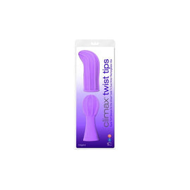 Climax Twist Tips Ridged Vibrator - Purple