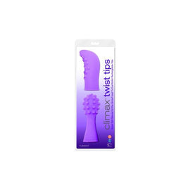 Climax Twist Tips Nubbed Vibrator - Purple
