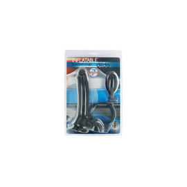 Inflatable Suction Cup Dong  - Black