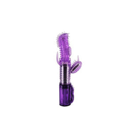 Illuminating Tingle Top Rabbit Vibrator - Purple