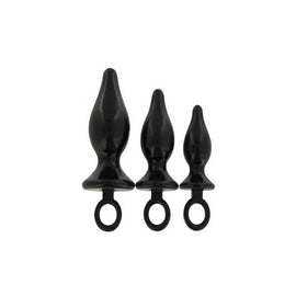 Anal Pacifiers Set Of 3 - Black